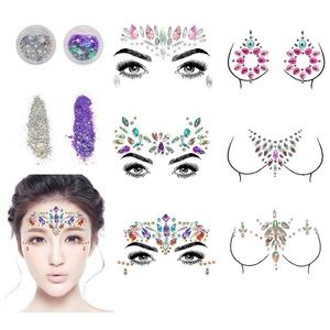 Adhesive Face & Breast Jewel Sets